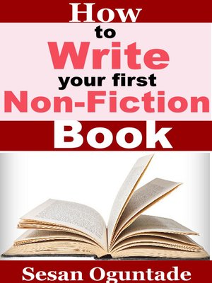 cover image of How to Write Your First Non-Fiction Book